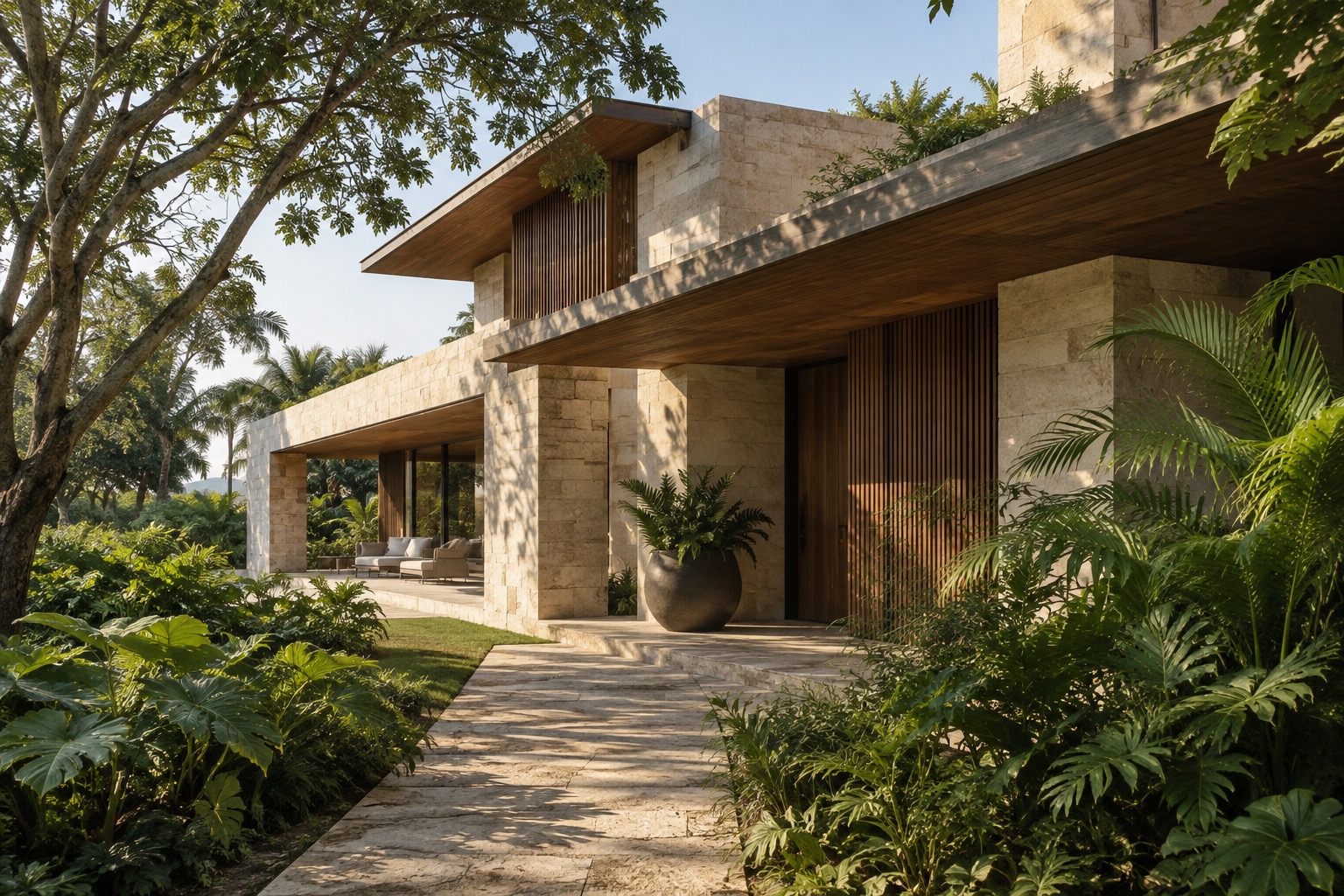 Arquitetura contemporânea integrada à paisagem